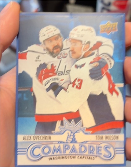 2025-26 Upper Deck Series 1 #CM-13 Alex Ovechkin / Tom Wilson Compadres — front