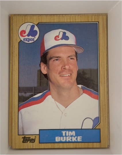 1987 Topps #624 Tim Burke — front