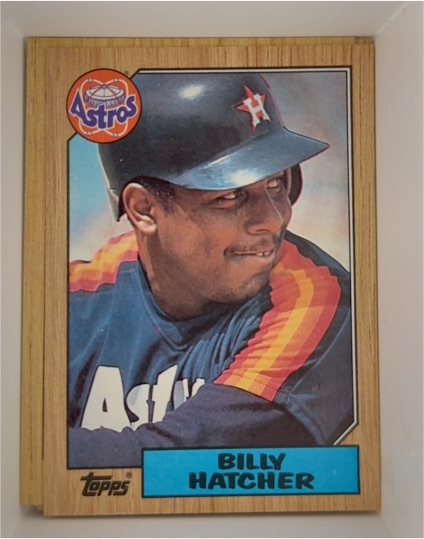 1987 Topps #578 Billy Hatcher Houston Astros — front