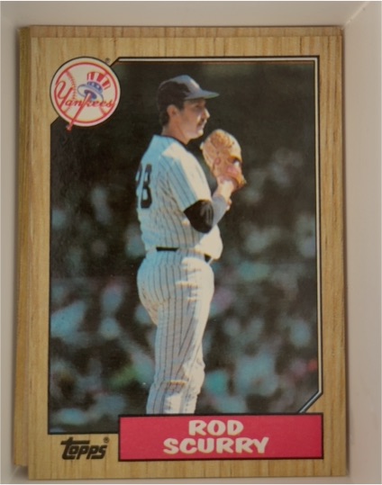 1987 Topps #665 Rod Scurry — front