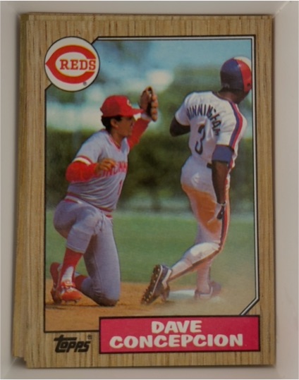 1987 Topps #731 Dave Concepcion — front