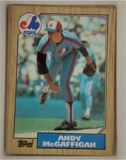 1987 Topps #742 Andy McGaffigan — front