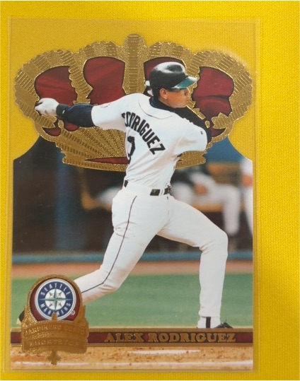 1997 Pacific Crown Collection Gold Crown Die-Cuts #GC18 Alex Rodriguez — front
