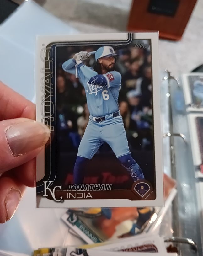 2025 Topps Update #US175 Jonathan India Kansas City Royals — front