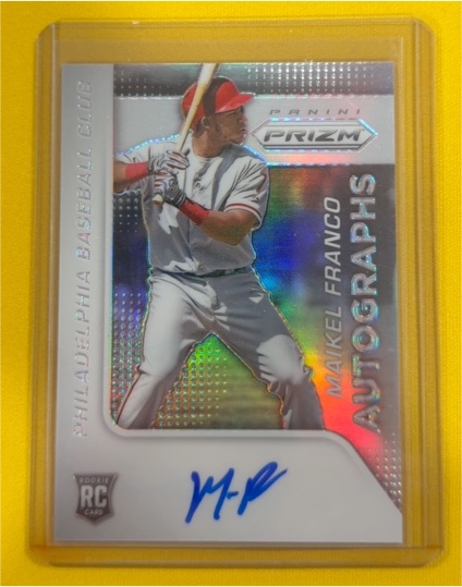 2015 Panini Prizm #47 Maikel Franco Autographs — front