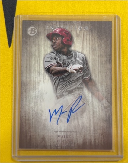 2014 Bowman Inception Prospect Autographs #PA-MF Maikel Franco — front