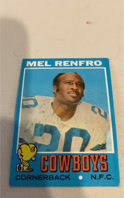 1971 Topps #118 Mel Renfro — front