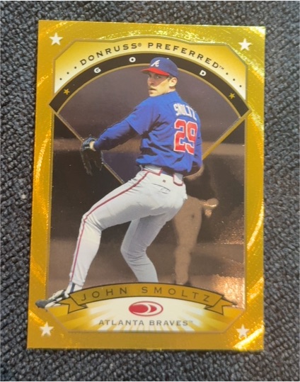 1997 Donruss Preferred Gold #112 John Smoltz — front