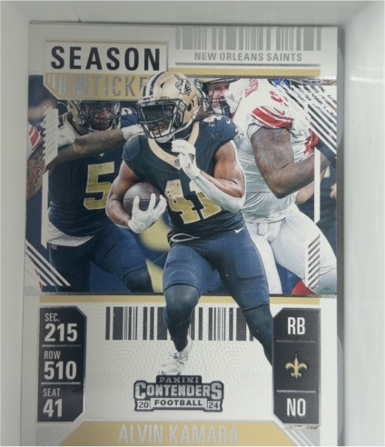 2024 Panini Contenders Season Ticket #71 Alvin Kamara — front