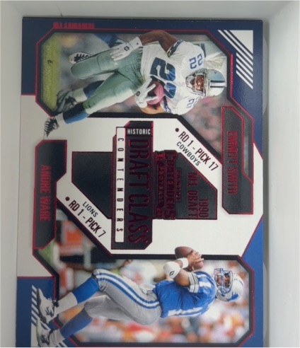 2024 Panini Contenders #12 Emmitt Smith / Andre Ware Historic Draft Class — front