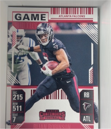 2024 Panini Contenders #6 Bijan Robinson — front