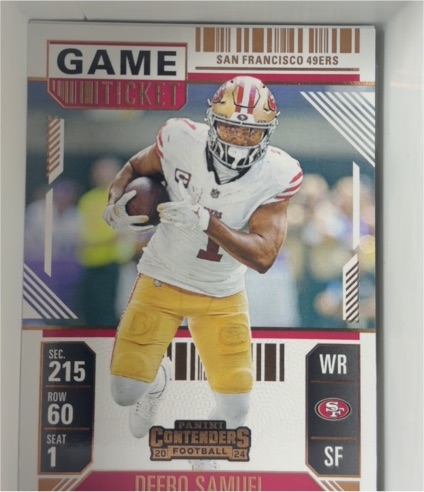 2024 Panini Contenders #87 Deebo Samuel — front