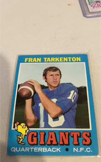 1971 Topps #120 Fran Tarkenton — front