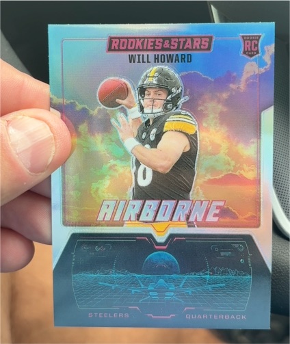 2025 Panini Rookies & Stars #22 Will Howard Airborne Silver — front