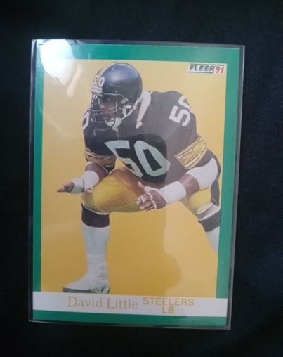 1991 Fleer #164 David Little — front