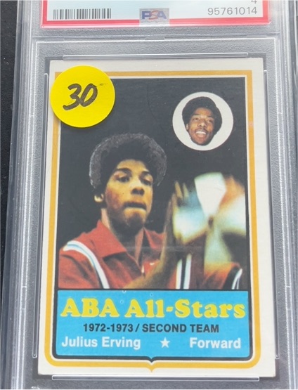 1973 Topps #240 Julius Erving — front