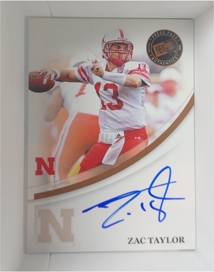 2007 Press Pass Signings Bronze #NNO Zac Taylor Rookie Auto — front