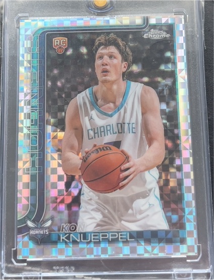 2025-26 Topps Chrome #254 Kon Knueppel — front