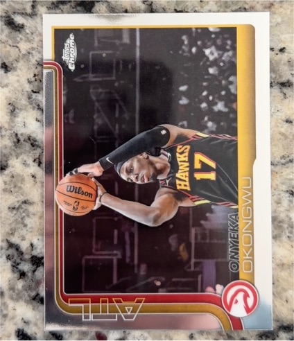 2025-26 Topps Chrome #21 Onyeka Okongwu — front