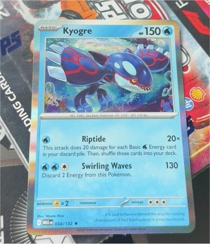 2014 Pokemon ME01 #034 Kyogre Mega Evolution — front