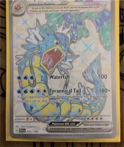 2023 Scarlet & Violet SV01 #225/198 Gyarados ex — front