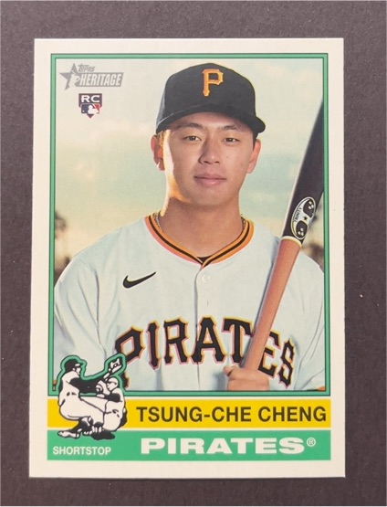 2025 Topps Heritage #666 Tsung-Che Cheng — front