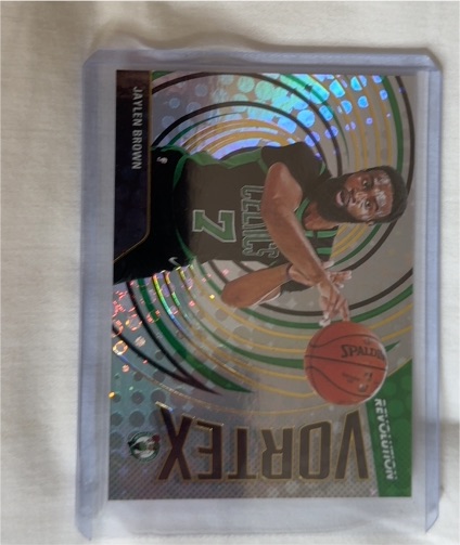 2020-21 Panini Revolution Vortex #34 Jaylen Brown — front