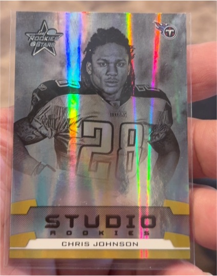 2008 Leaf Rookies & Stars Studio Rookies #SR-31 Chris Johnson — front