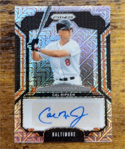 2025 Panini Prizm #LS-CP Cal Ripken Legendary Signatures — front