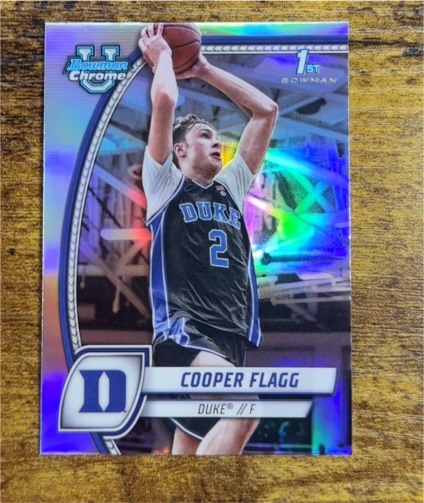 2024 Bowman Chrome University #16 Cooper Flagg — front