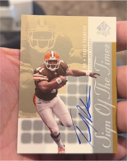 2000 SP Authentic Sign of the Times #TP Travis Prentice — front