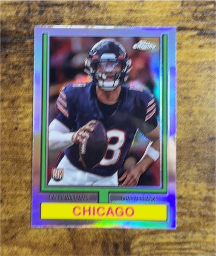 2024 Topps Chrome 1974 Throwback #74TF-1 Caleb Williams — front