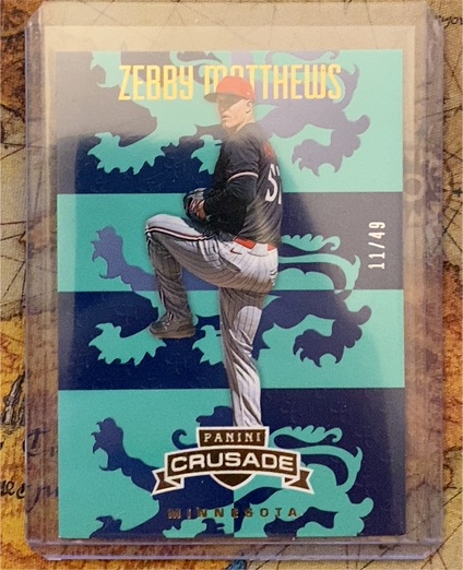 2025 Panini Crusade #112 Zebby Matthews — front