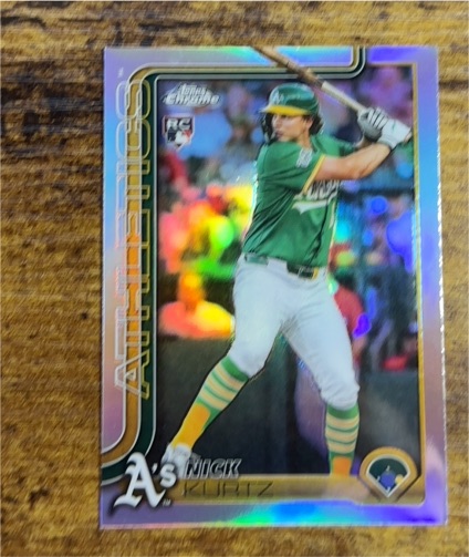 2025 Topps Chrome Update #USC178 Nick Kurtz — front