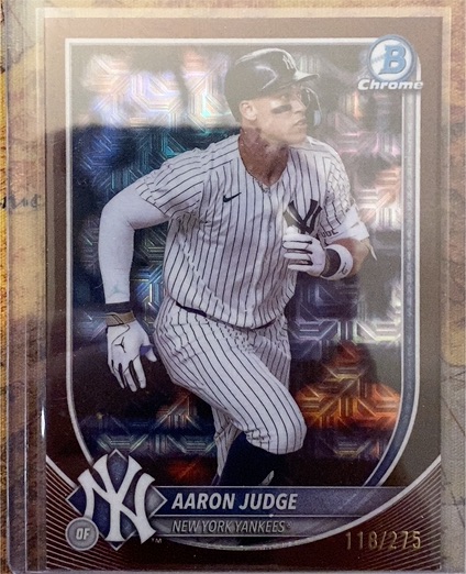 2025 Bowman Chrome #99 Aaron Judge — front