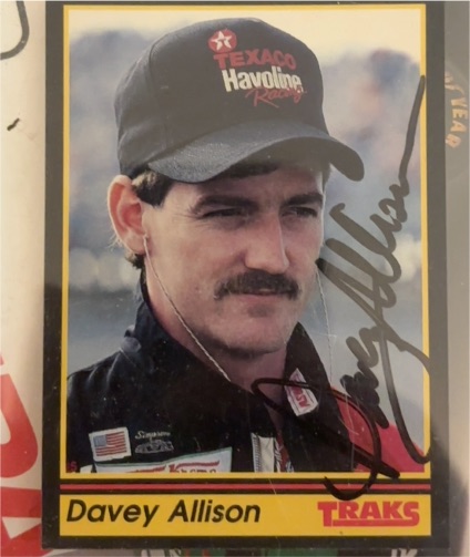 1991 Traks #156 Davey Allison — front