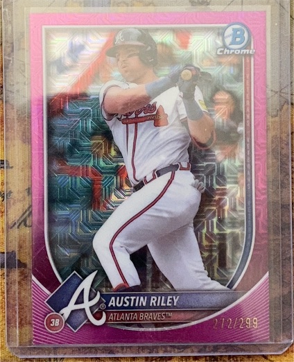 2025 Bowman Chrome #25 Austin Riley — front