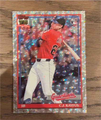 2026 Topps Series 1 #T91-90 C.J. Kayfus — front