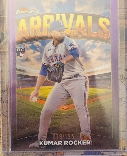 2025 Topps Finest Arrivals #A-13 Kumar Rocker — front