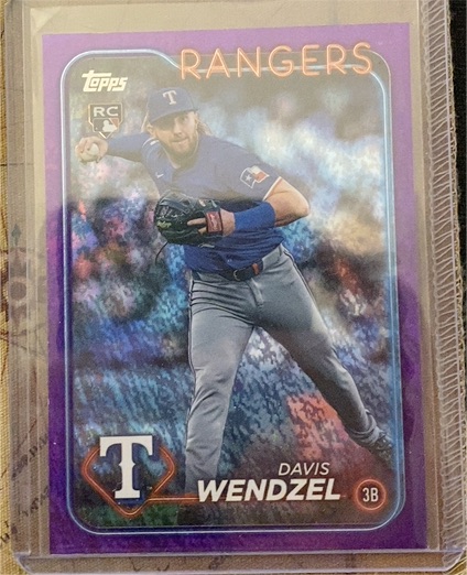2024 Topps Update #US248 Davis Wendzel — front