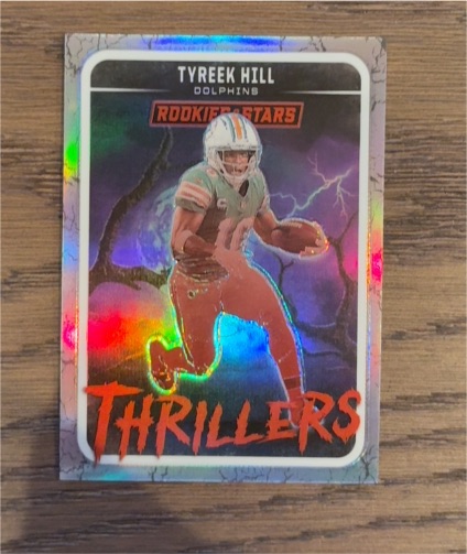 2025 Panini Rookies & Stars #4 Tyreek Hill Thrillers Silver — front