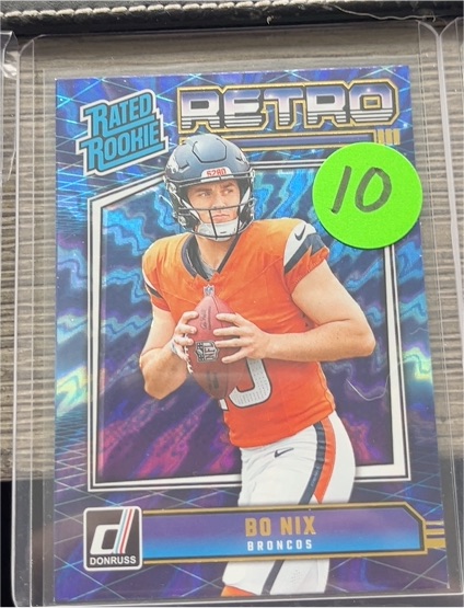 2024 Panini Donruss Retro Rated Rookie #19 Bo Nix — front