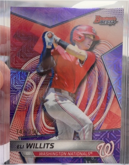 2025 Bowman's Best #TP-20 Eli Willits — front