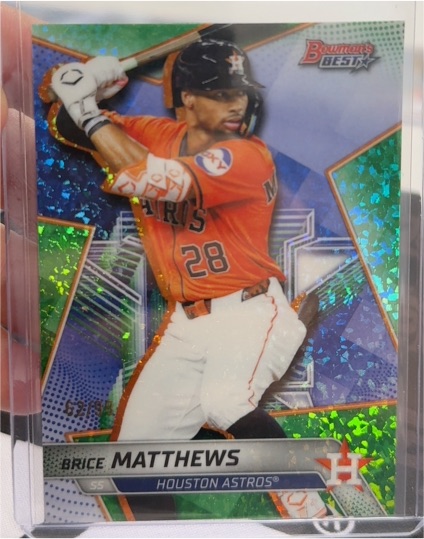 2025 Bowman's Best #TP-18 Brice Matthews — front