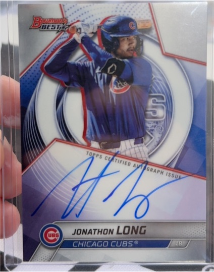 2025 Bowman's Best #B25-JLO Jonathon Long — front