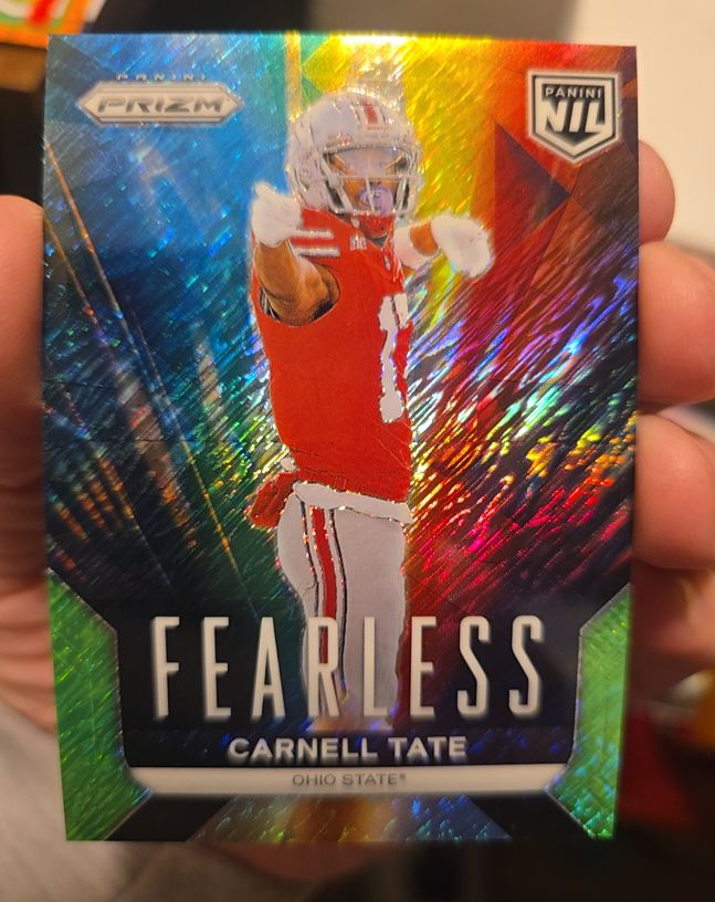 2024-25 Panini Ohio State #F-3 Carnell Tate Fearless — front