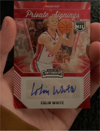 2025 Panini Contenders Private Signings #Private Signings Colin White — front