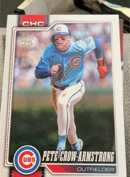 2026 Topps Series 1 #196 Pete Crow-Armstrong — front