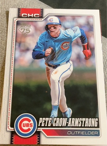 2024 Topps #75 Pete Crow-Armstrong — front