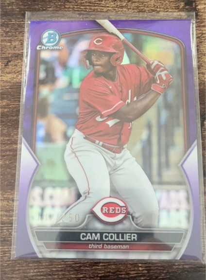 2023 Bowman Draft Chrome #BDC-143 Cam Collier — front